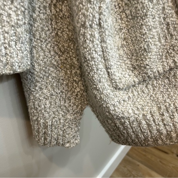 Soft Surroundings Woman’s Very Cozy Cardigan In Light Gray Pockets Zip U… - Picture 7 of 16